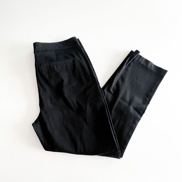 NYDJ Women's Lift Tuck Technology Casual Trouser Pants Black Size 10 - Picture 1 of 9